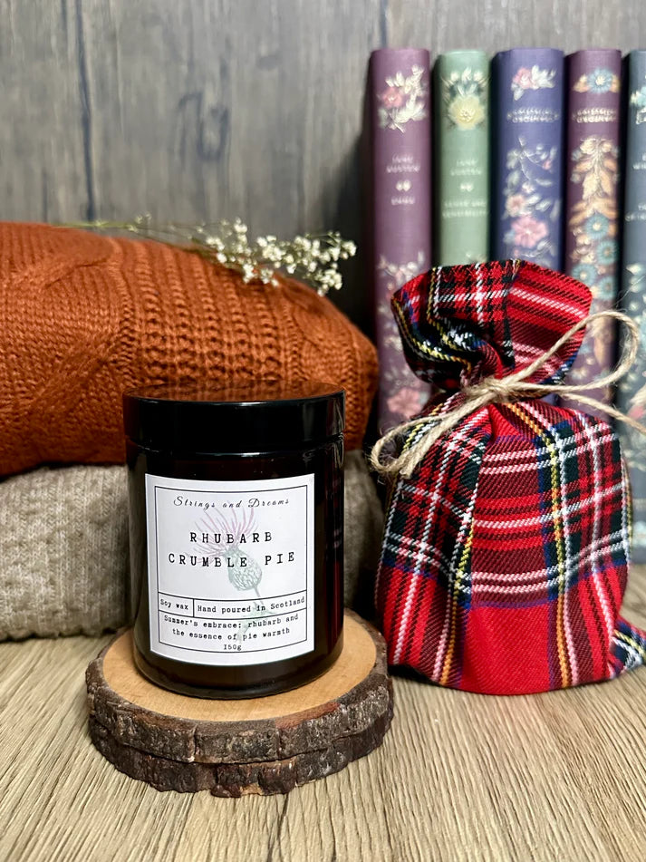 Rhubarb Crumble Pie Candle