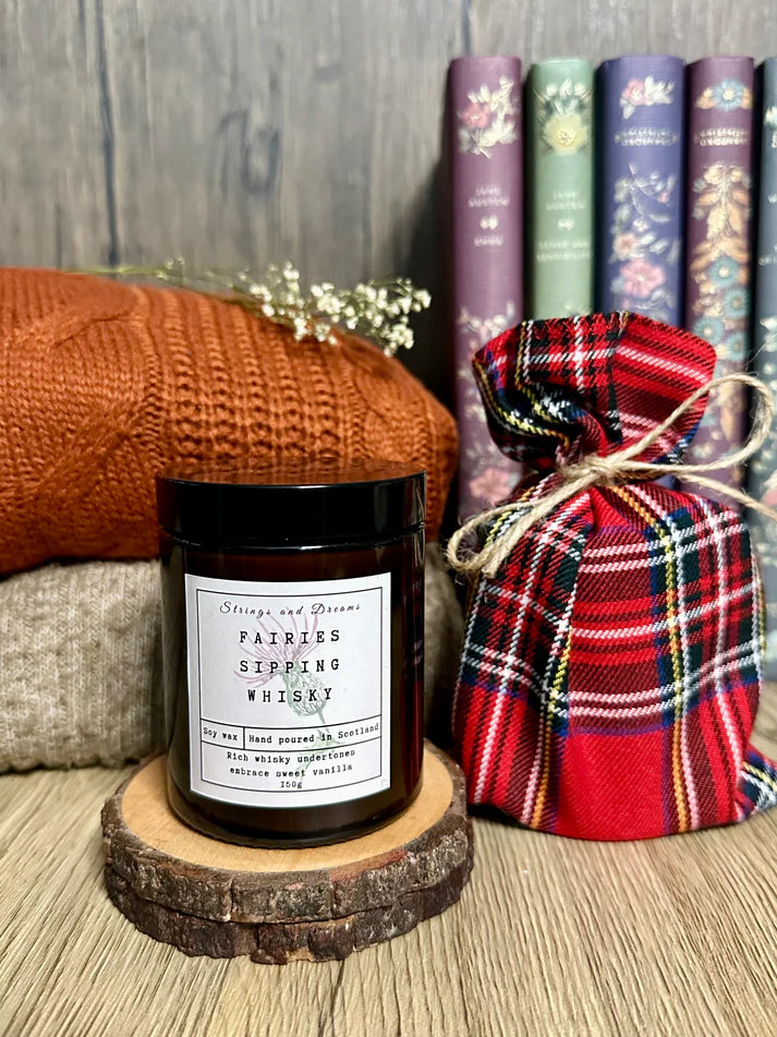 Fairies Sipping Whisky Candle