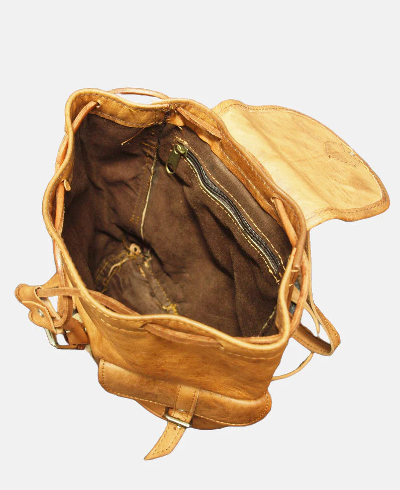 Hellbrauner kleiner Rucksack
