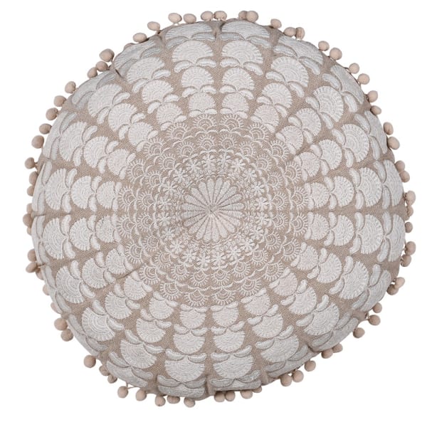 Grey Mandala Cushion
