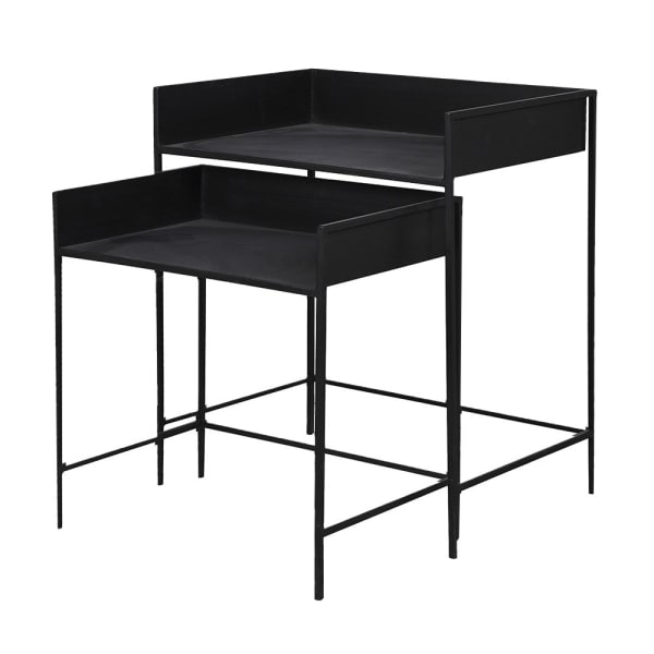 Set of 2 Metal side tables