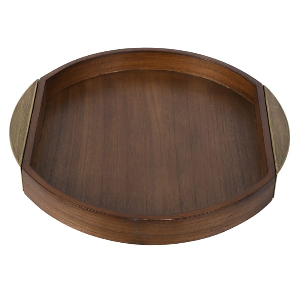 Warm Wood Bus Boy Tray Medium