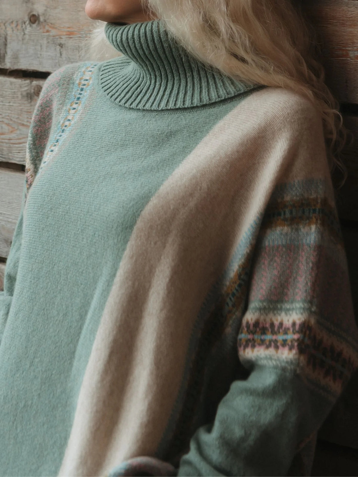 Sage Montrose Cowl Sweater