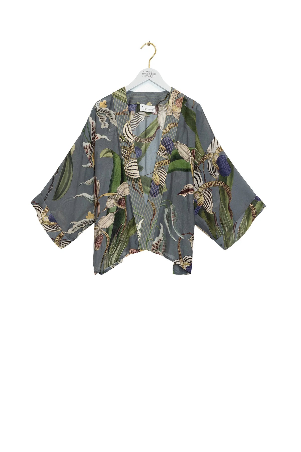 Orchid Grey Kimono