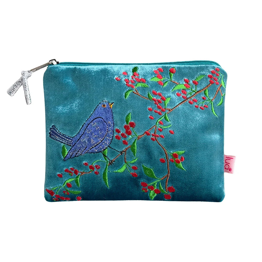 Blackbird and Berries Purse