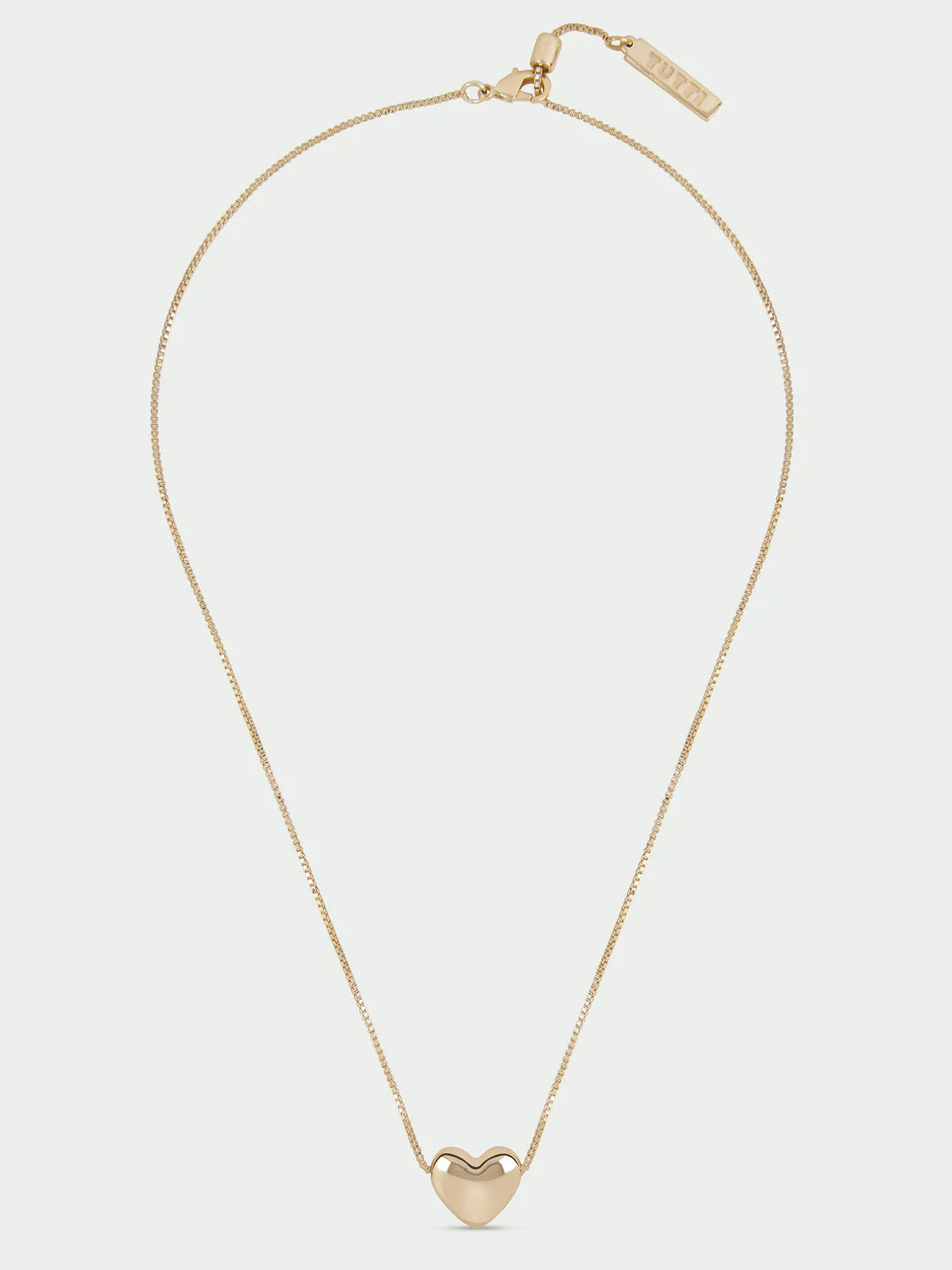 Gold promise necklace