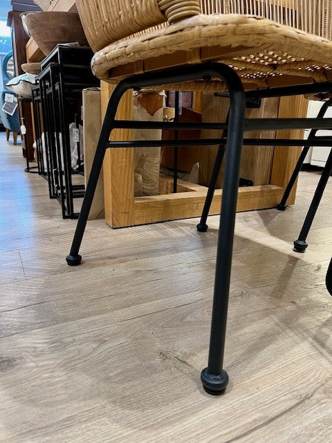 Rattan Table & Two Chairs