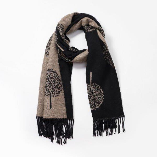 Black Tree scarf