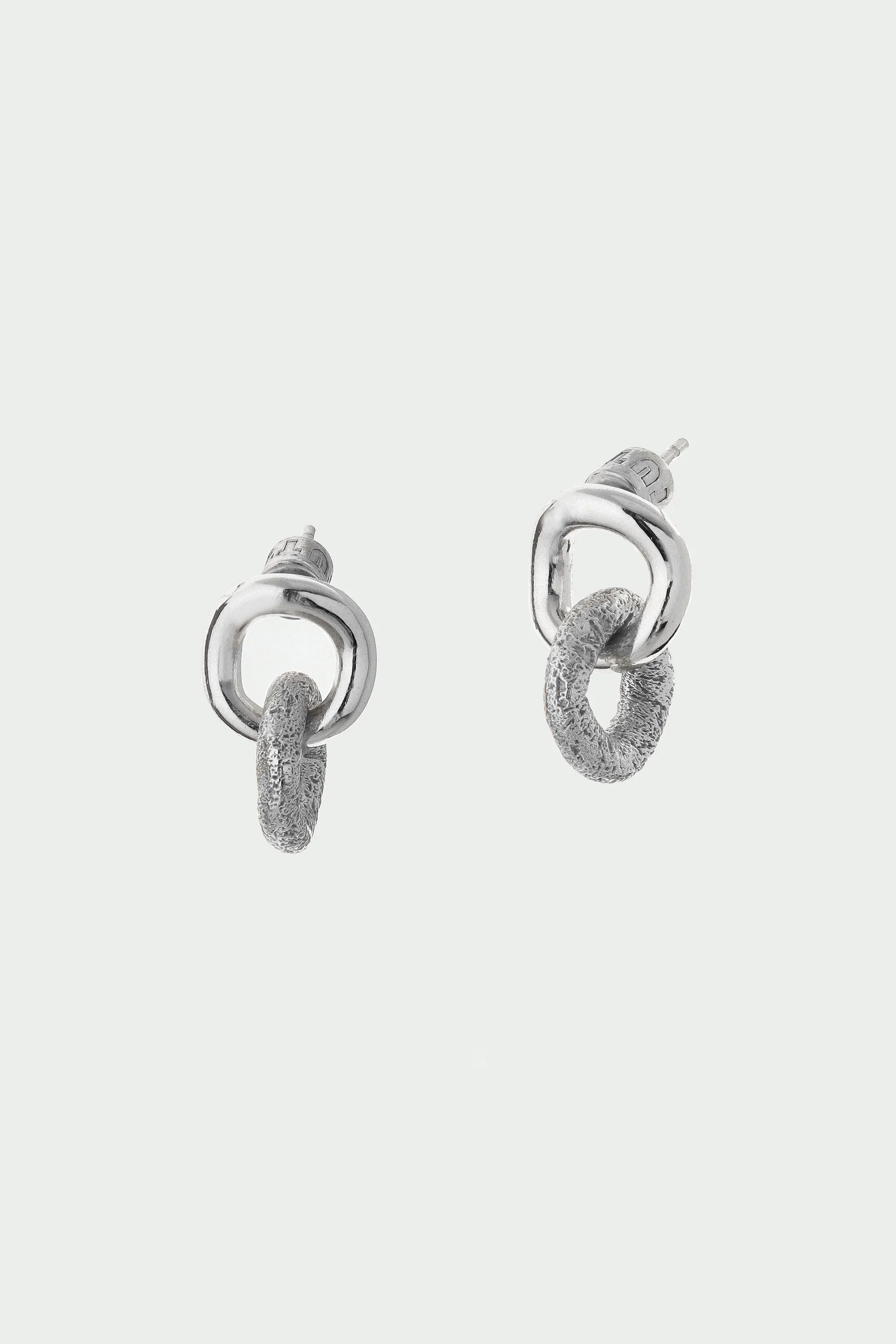 Silver Bind Earrings