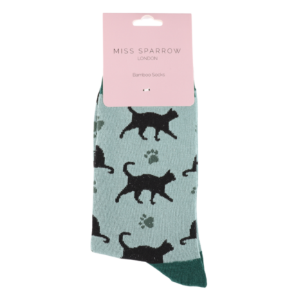 Aqua Cat Socks