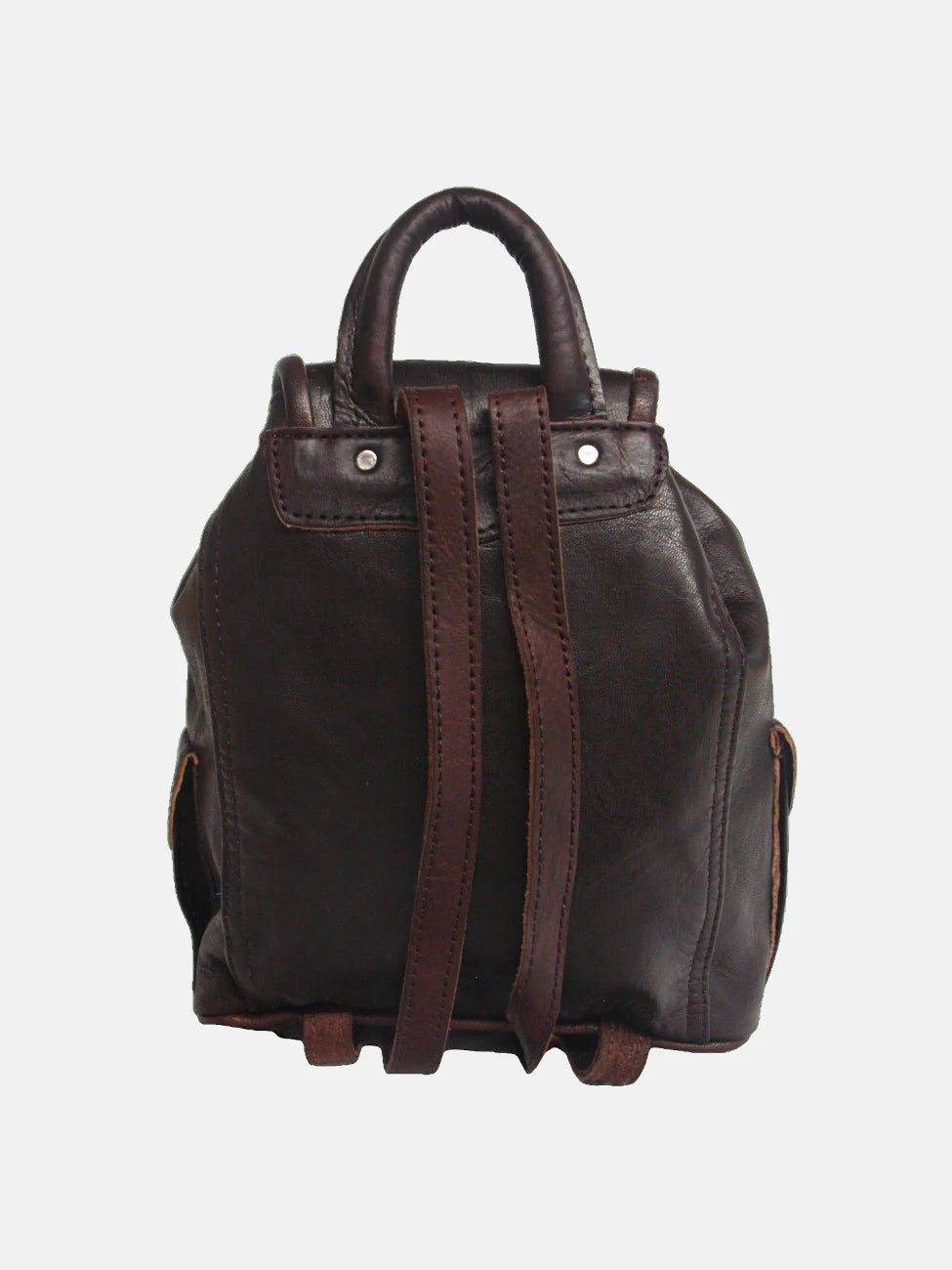Dark Brown Small Rucksack