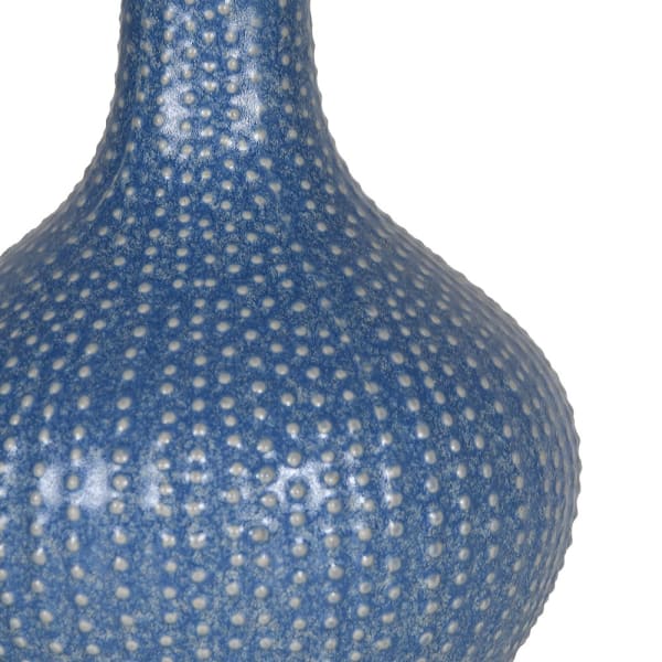 Blue urchin vase