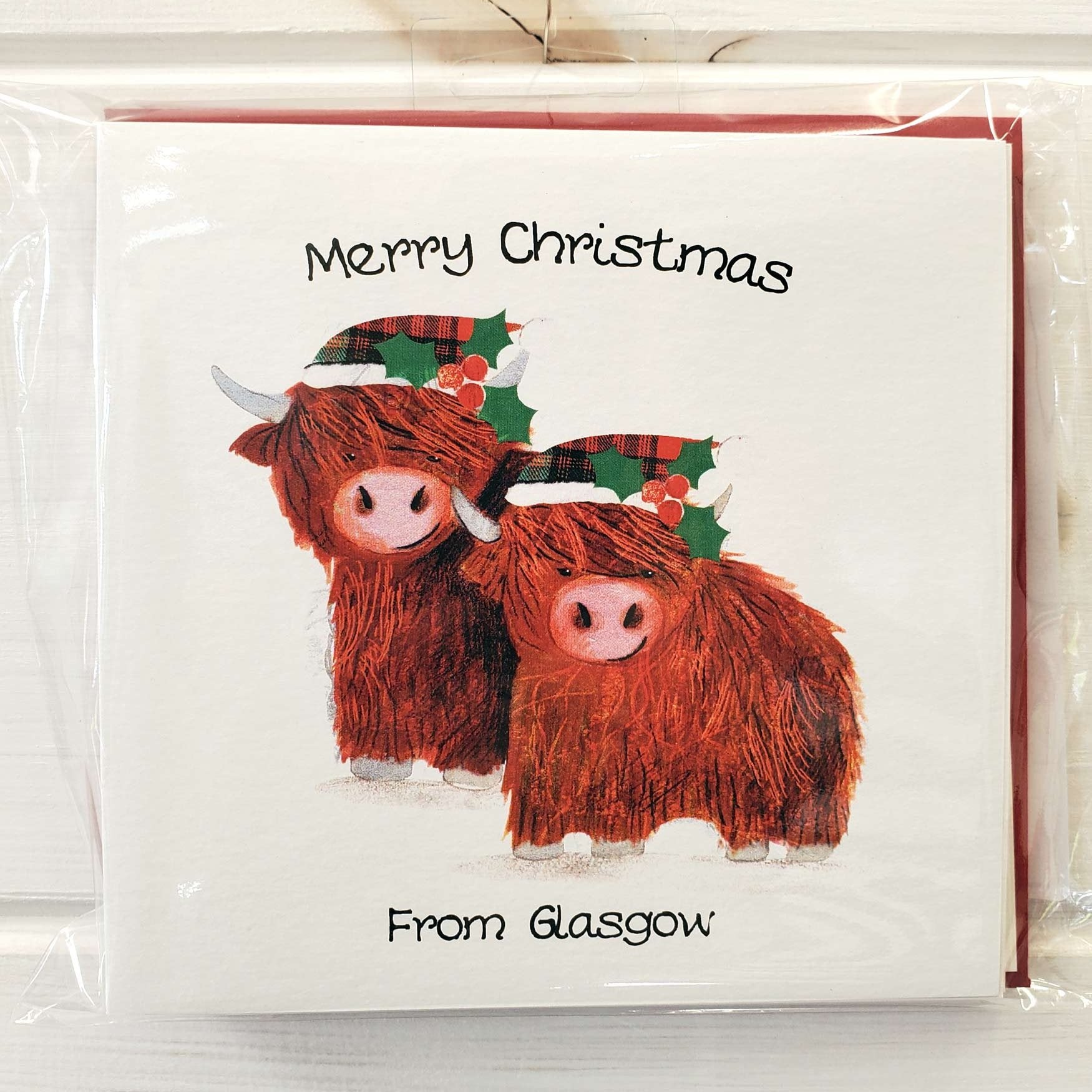 Merry Christmas From Glasgow pack 0f 6 | The Nancy Smillie Shop - Art, Jewellery & Designer Gifts Glasgow Scotland