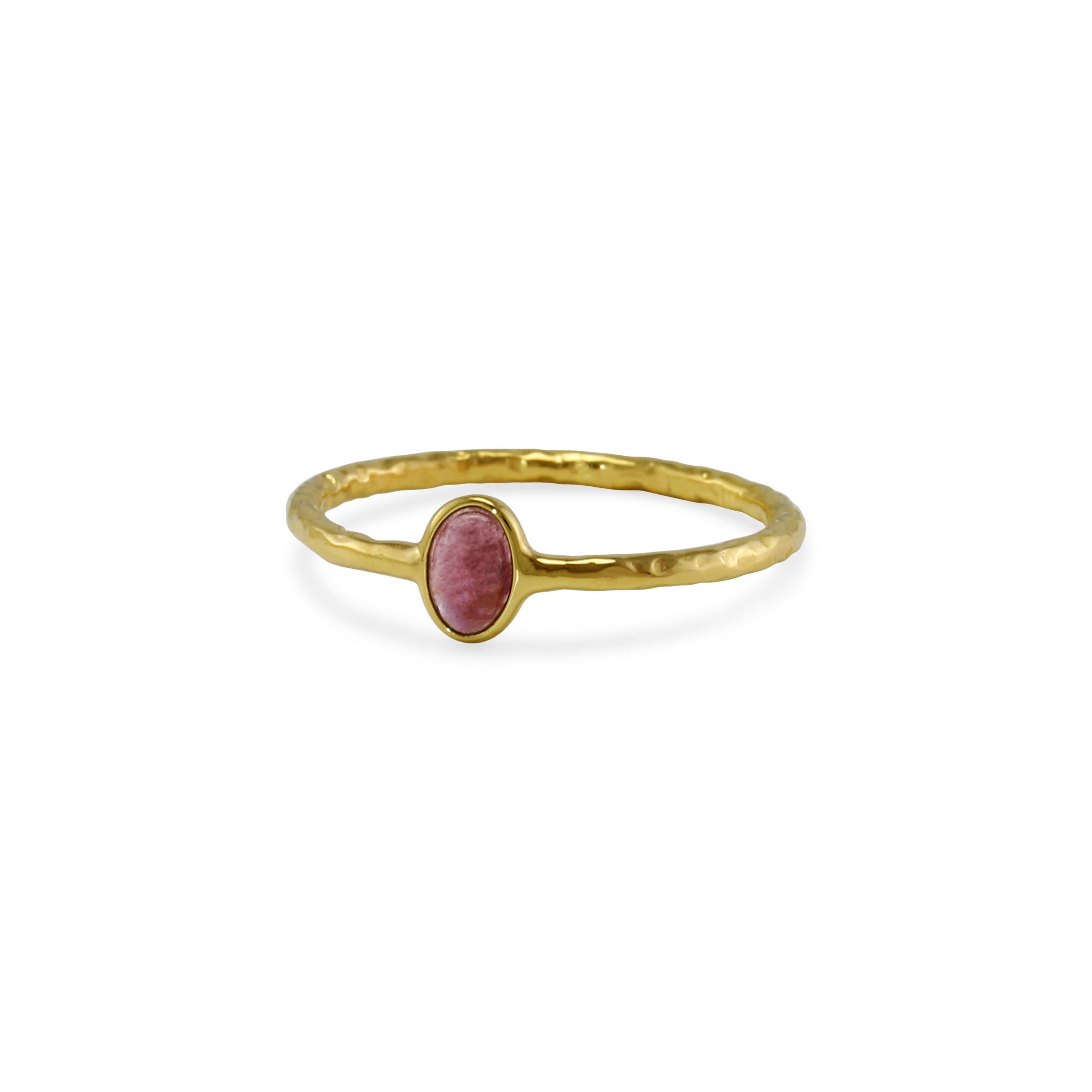 18kt Gold Vermeil Pink Ring: N