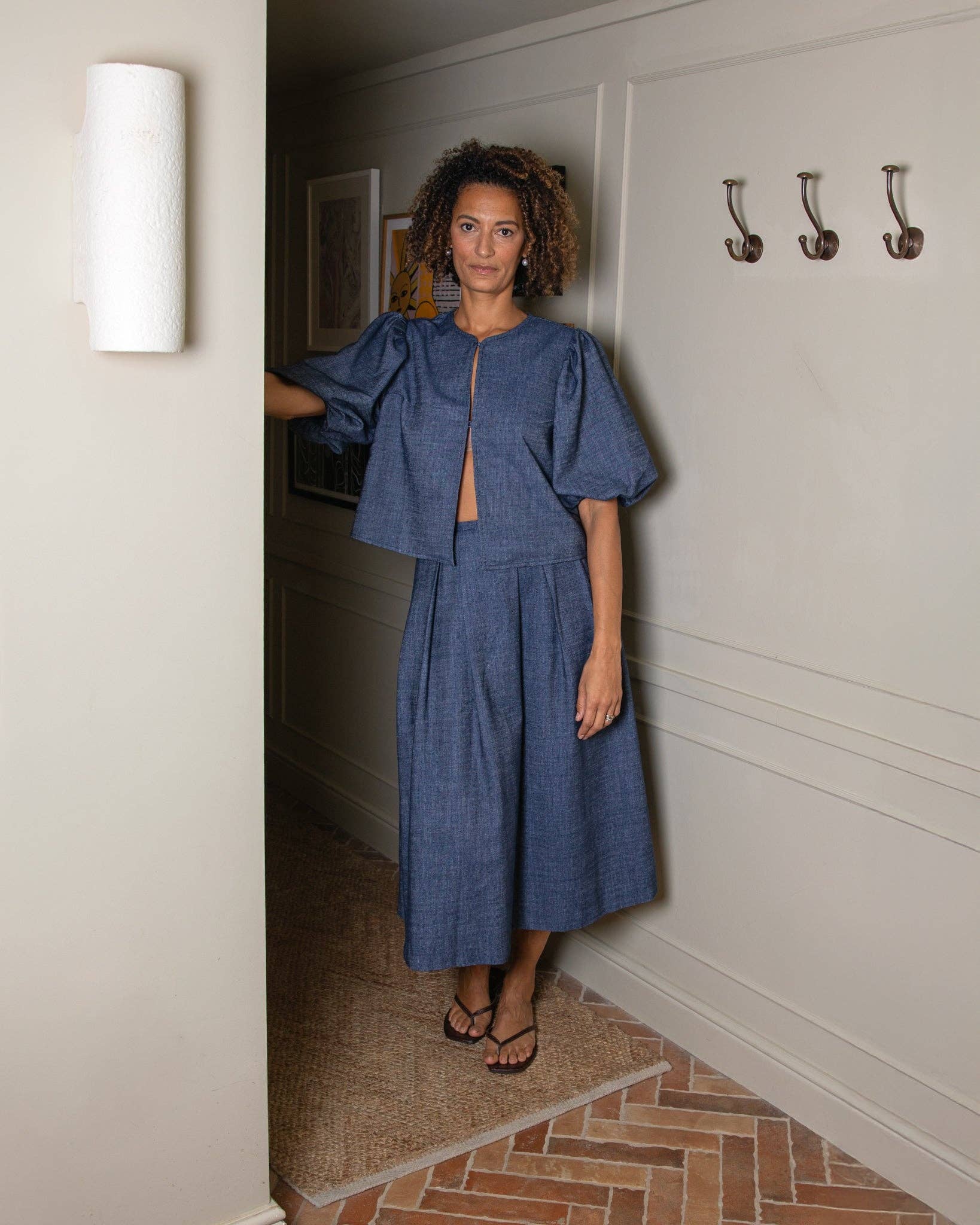 Gloria Skirt | Dark Denim: S/M