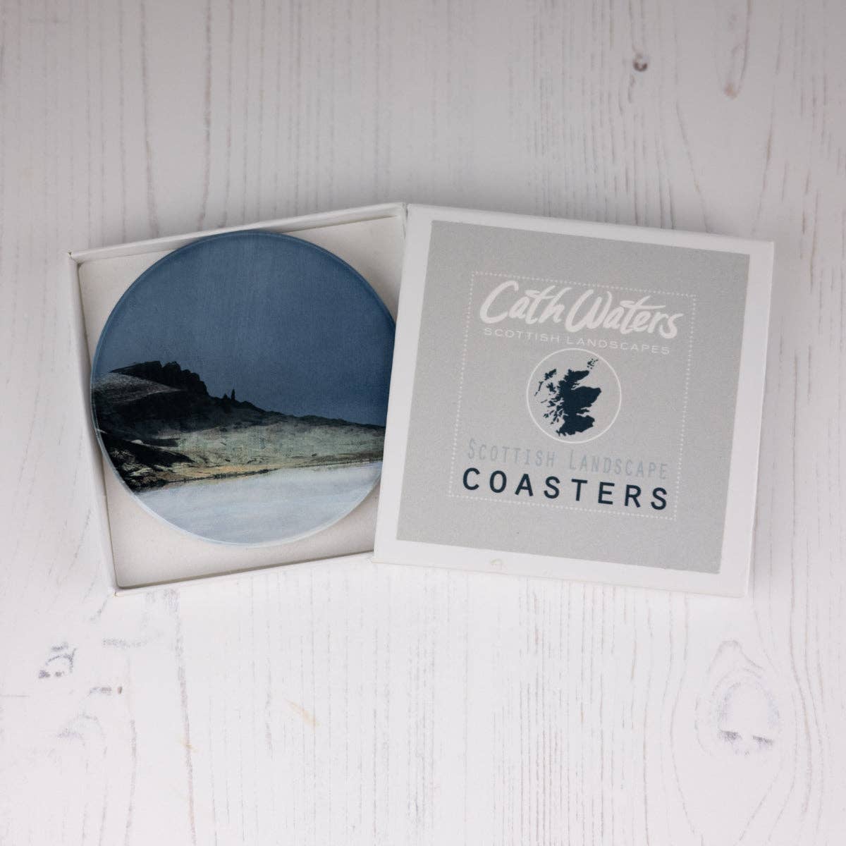 The Storr Loch Isle of Skye Ceramic Coaster Gift Boxed