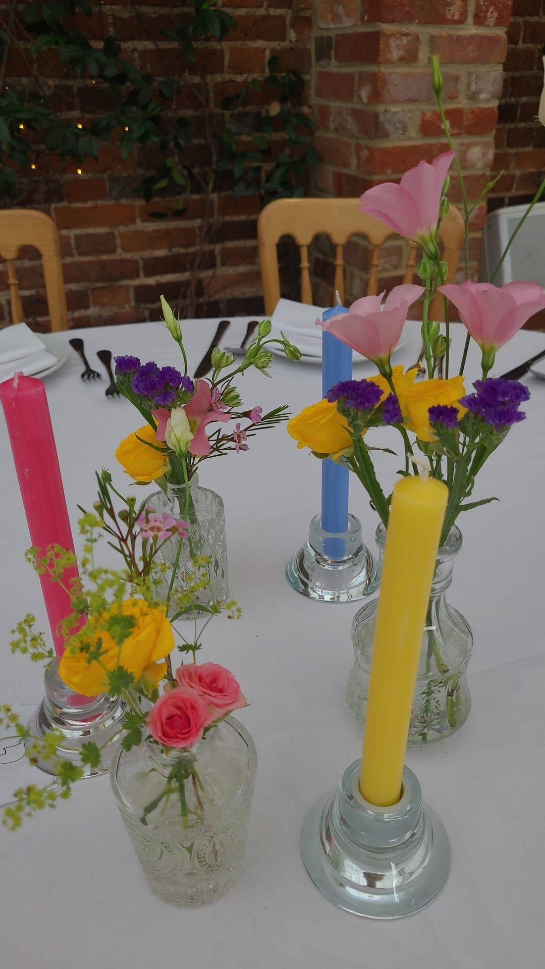 Green 8 inch Dinner Candles x 20