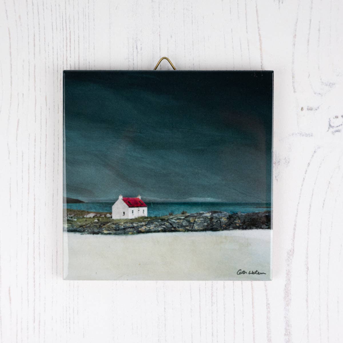 The Isle of Barra Gift Boxed 4.25" ceramic tile