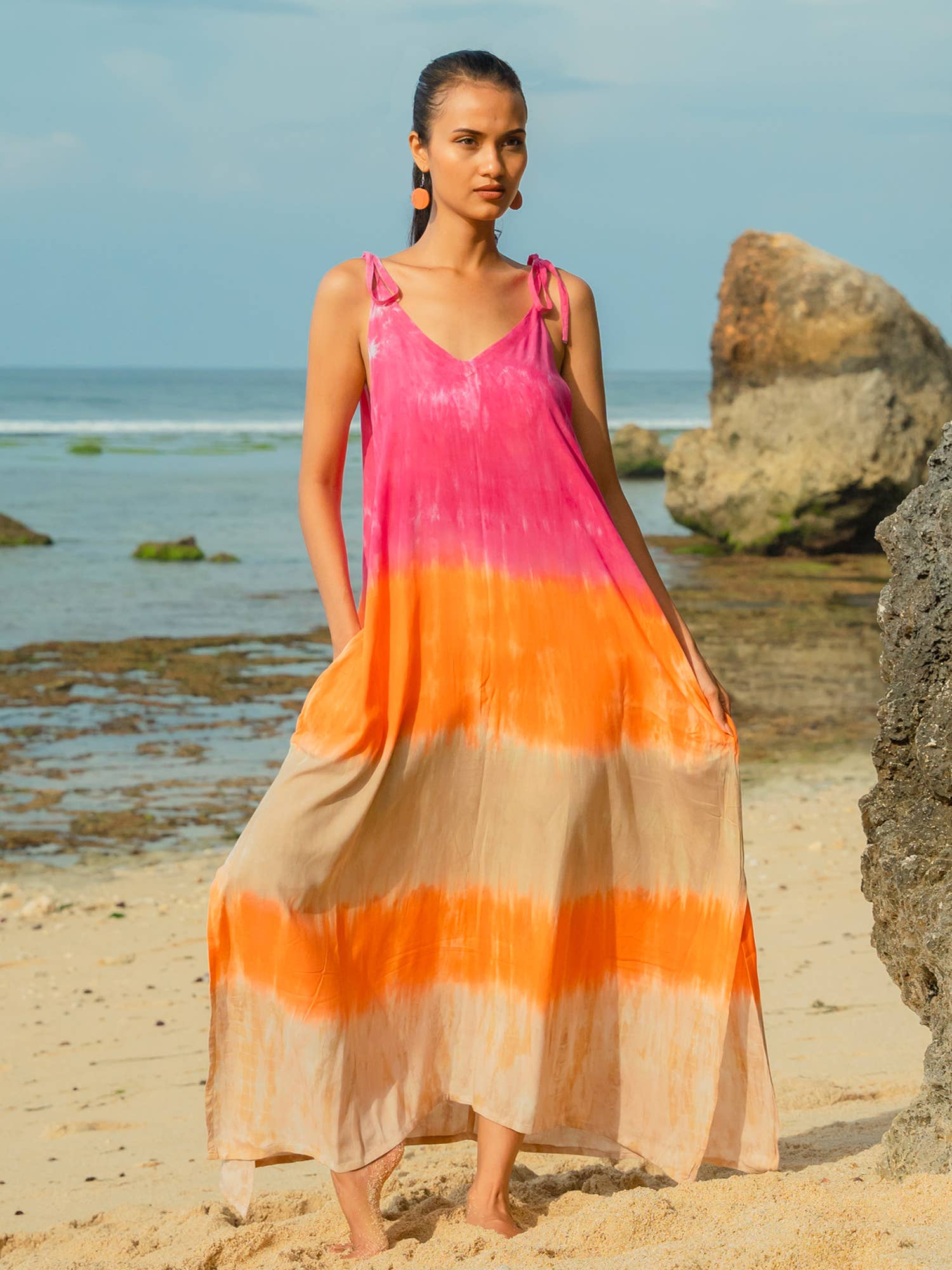 ADJUSTABLE TIE DYE STRAPPY DRESS - Jewellery - Scotland