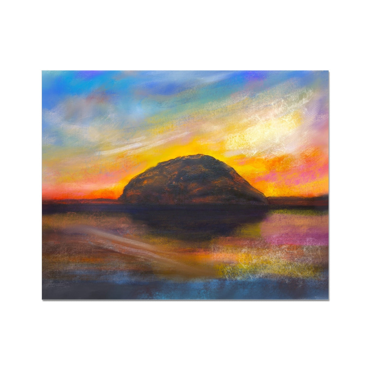 Ailsa Craig Dusk Artist Proof Collector Print - All Art Prints - Scotland