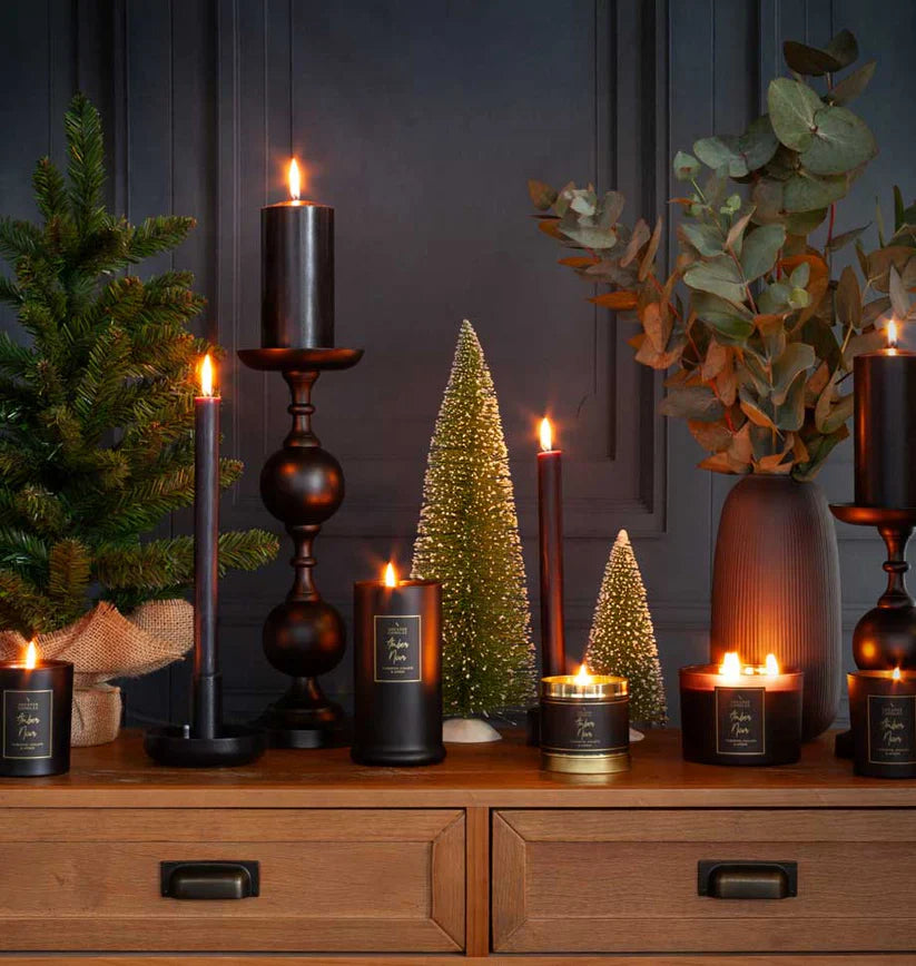 Amber Noir Pillar Jar | The Nancy Smillie Shop - Art, Jewellery & Designer Gifts Glasgow Scotland