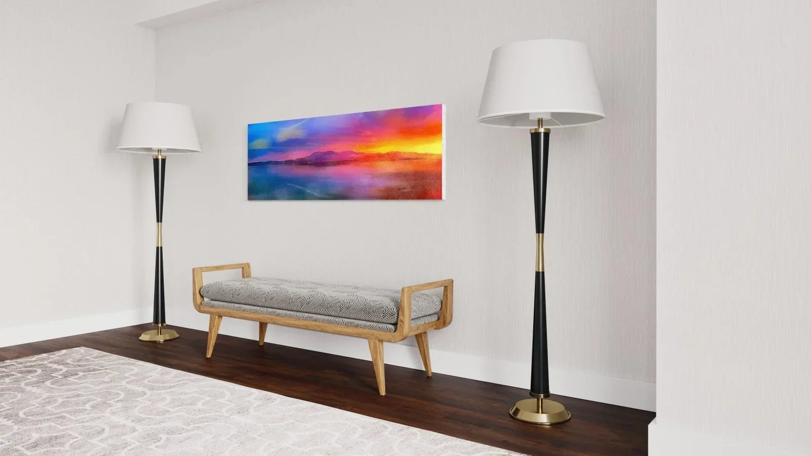 Arran Sunset | Statement Interior Wall Art from Scotland