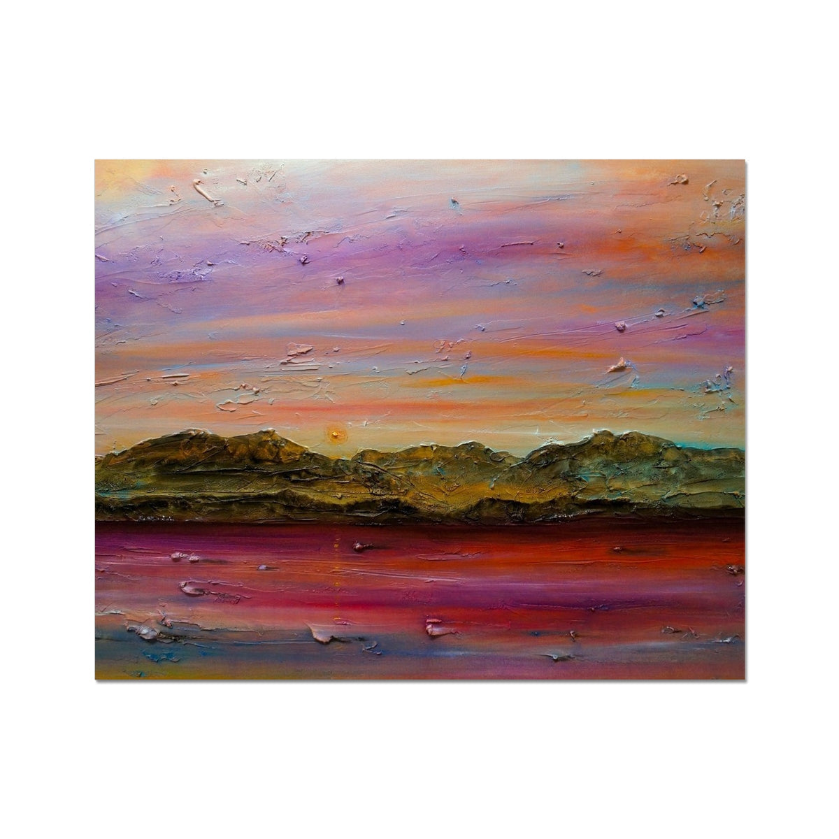 Arran Winter Dusk Artist Proof Collector Print - All Art Prints - Scotland
