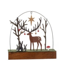 Bauble Stag on Block - The Nancy Smillie Shop - Art, Jewellery & Designer Gifts Glasgow