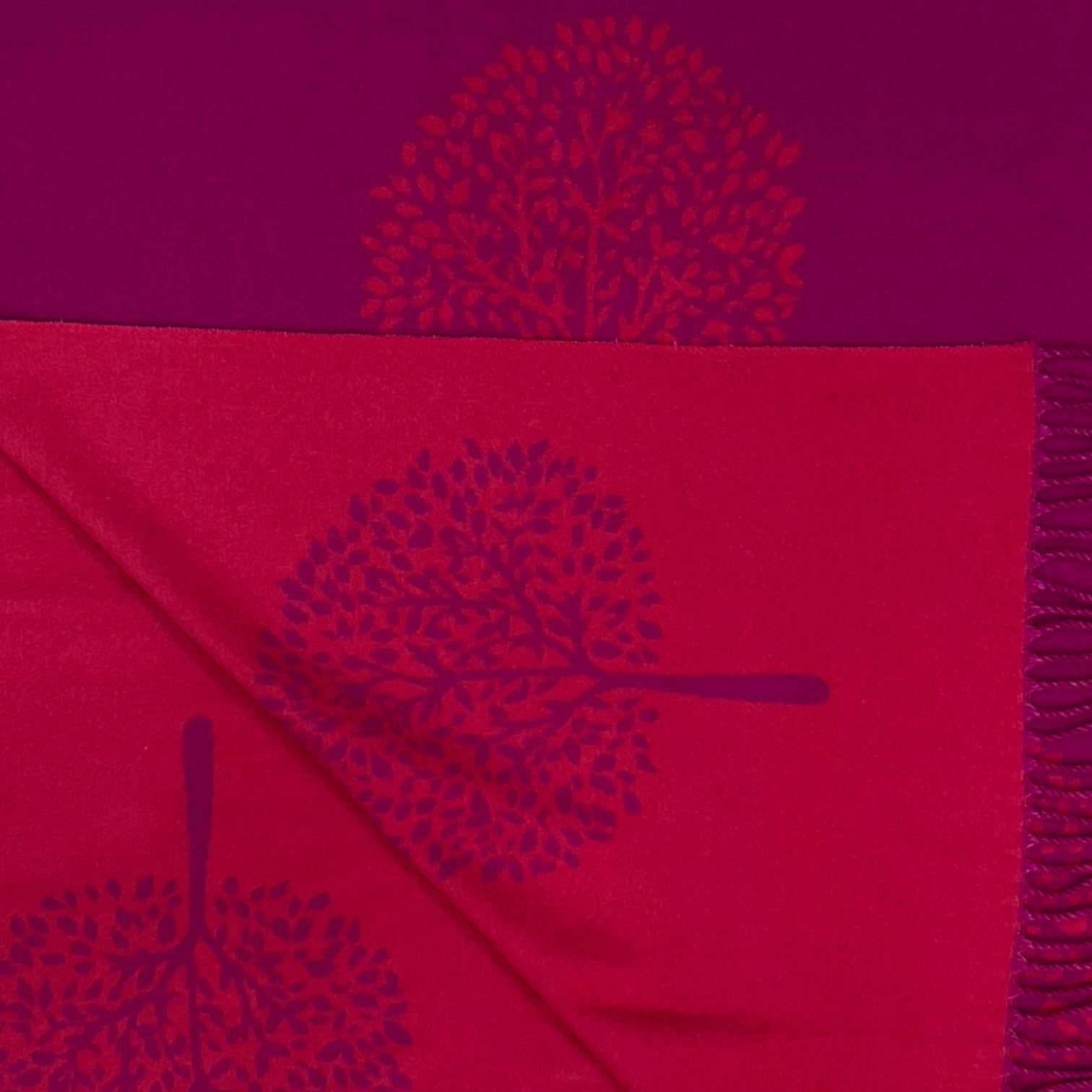 Big tree of life print scarf on cashmere blend scarf: Mustard - Scarves! - Scotland