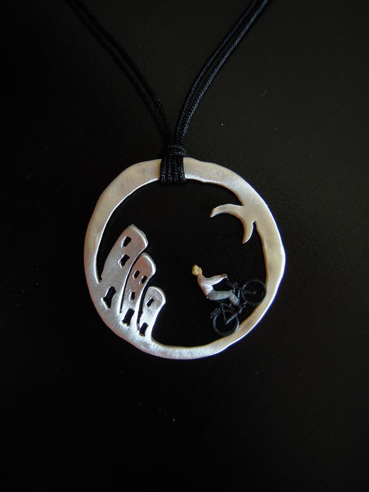 Bike Necklace - The Nancy Smillie Shop - Art, Jewellery & Designer Gifts Glasgow