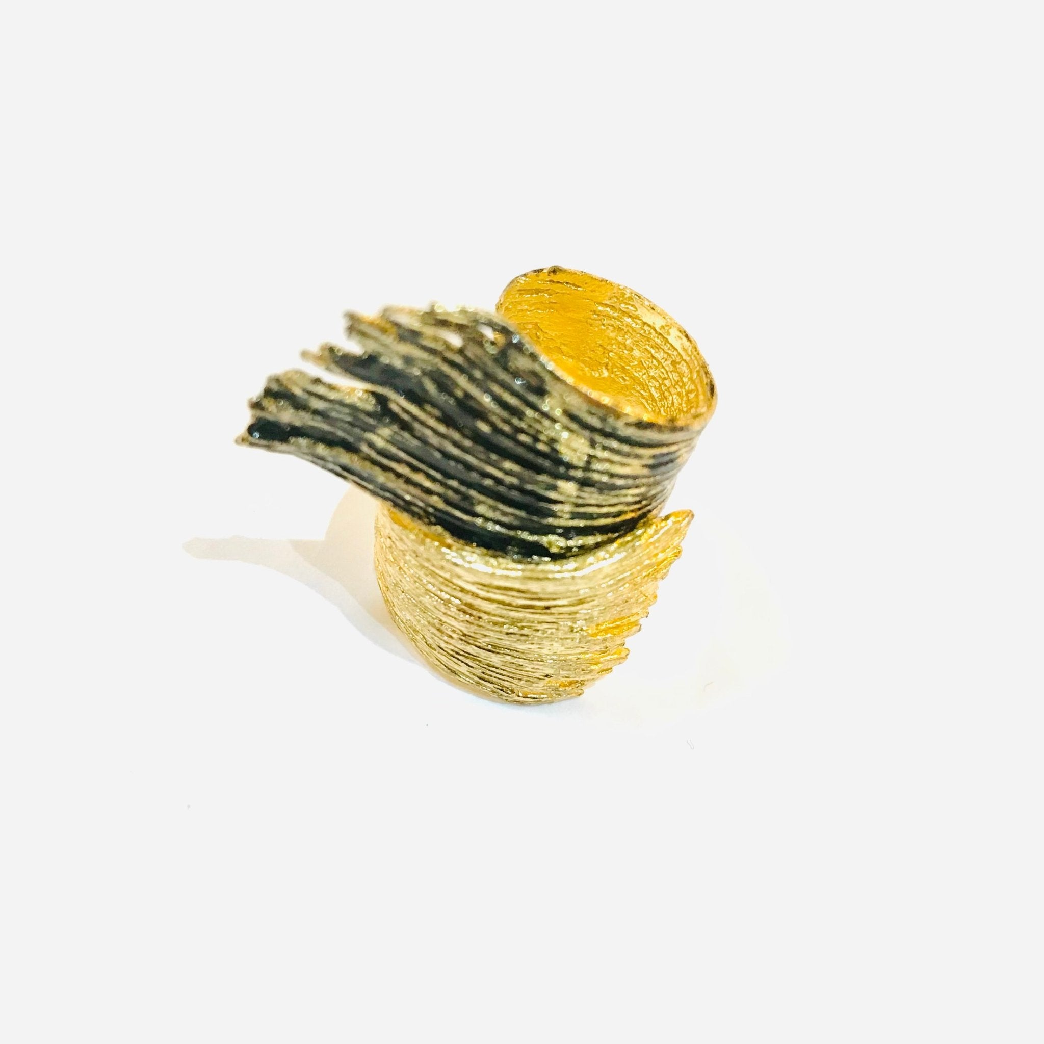 Black & Bronze Ring - The Nancy Smillie Shop - Art, Jewellery & Designer Gifts Glasgow