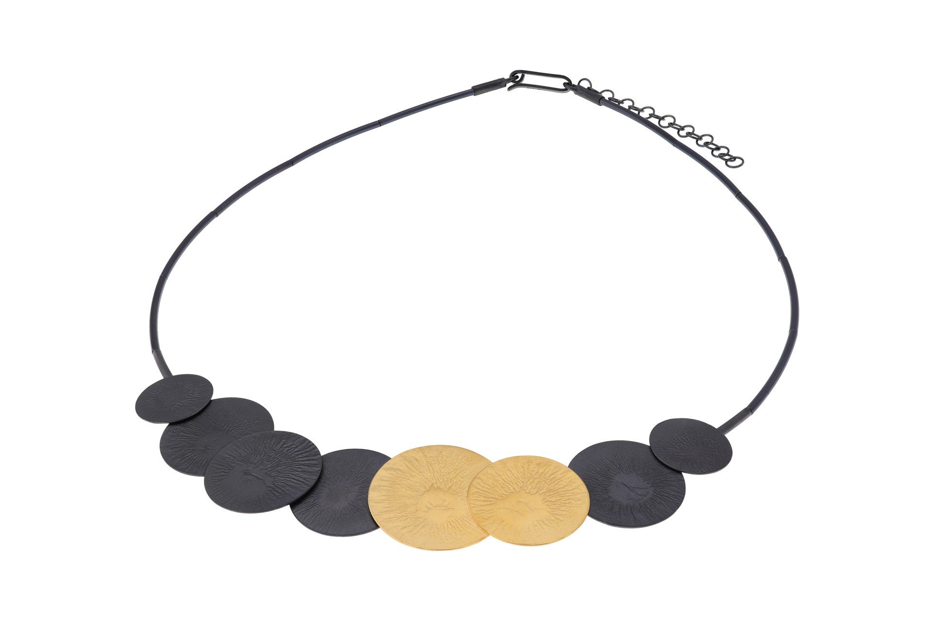 Black & Gold Necklace - The Nancy Smillie Shop - Art, Jewellery & Designer Gifts Glasgow