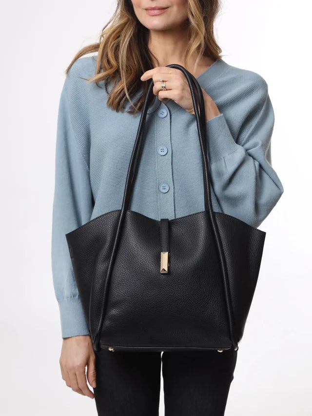 Black Handbag - Reversible Clutch Shoulder Camera - Bags of Bags! - Scotland