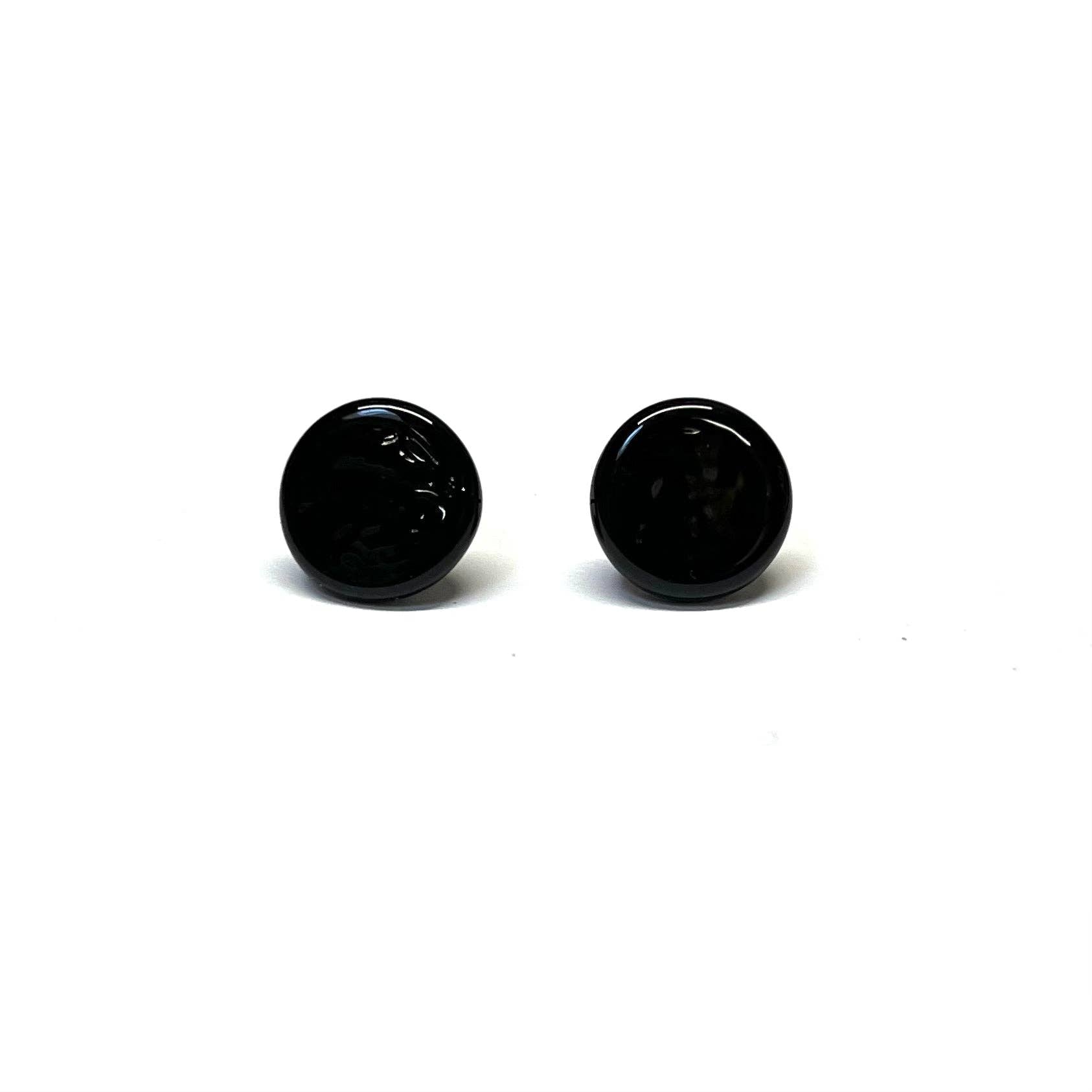 Black Pastille Studs - Gifts Under £15 - Scotland