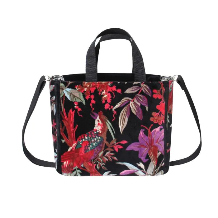 Black Velvet Eden Tote Bag | The Nancy Smillie Shop - Art, Jewellery & Designer Gifts Glasgow Scotland