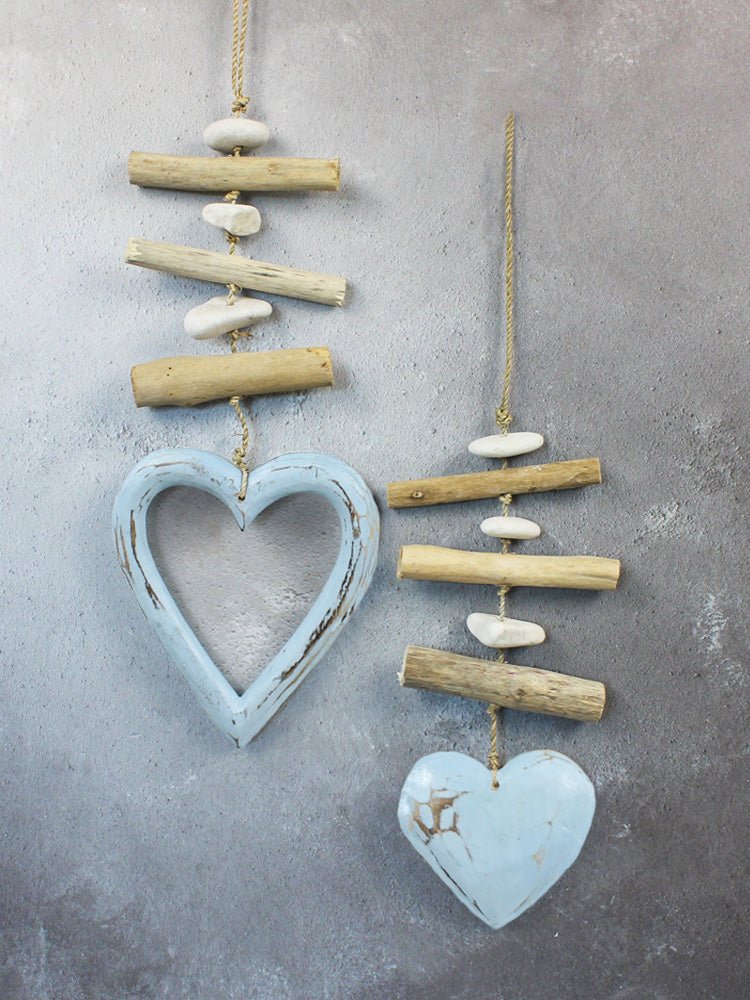 Blue Heart Garlands - The Nancy Smillie Shop - Art, Jewellery & Designer Gifts Glasgow