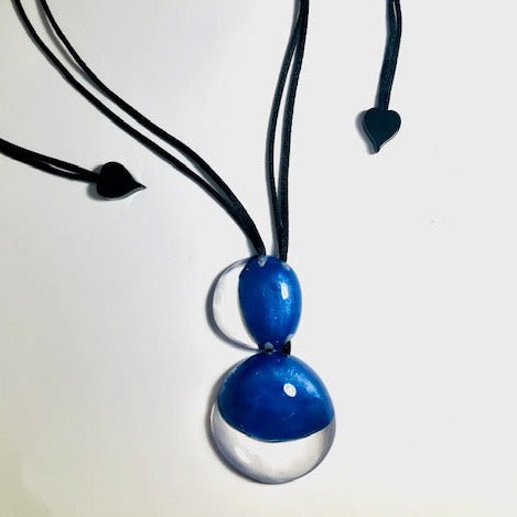 Blue Luxus Pendant - The Nancy Smillie Shop - Art, Jewellery & Designer Gifts Glasgow