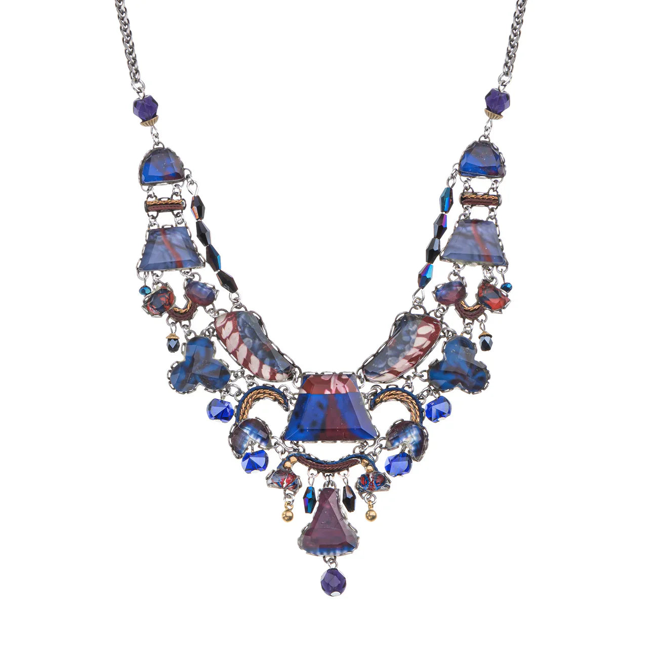 Blue Red Necklace - Jewellery - Scotland