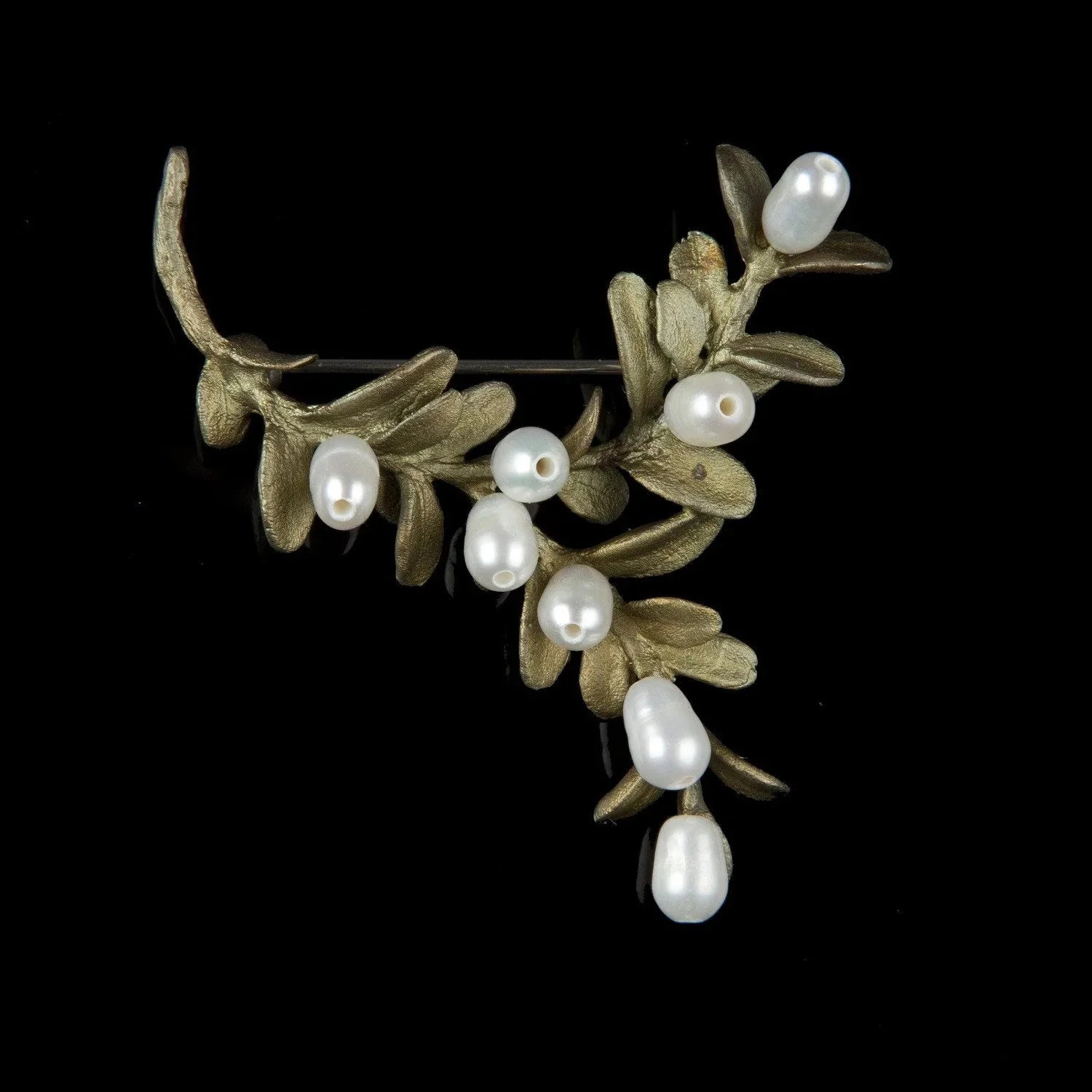 Boxwood Pin Brooch - The Nancy Smillie Shop - Art, Jewellery & Designer Gifts Glasgow