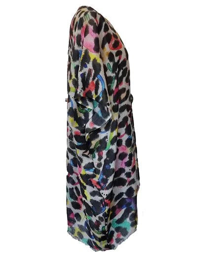 Bright Leopard Kaftan - The Nancy Smillie Shop - Art, Jewellery & Designer Gifts Glasgow