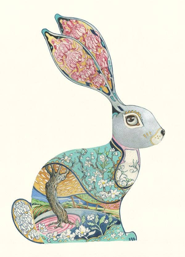 Bunny Greetings Card