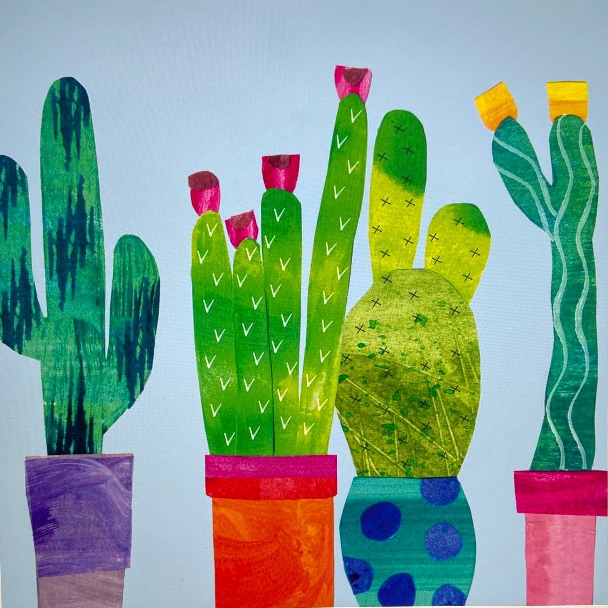 Cactus Pop Up Card - The Nancy Smillie Shop - Art, Jewellery & Designer Gifts Glasgow