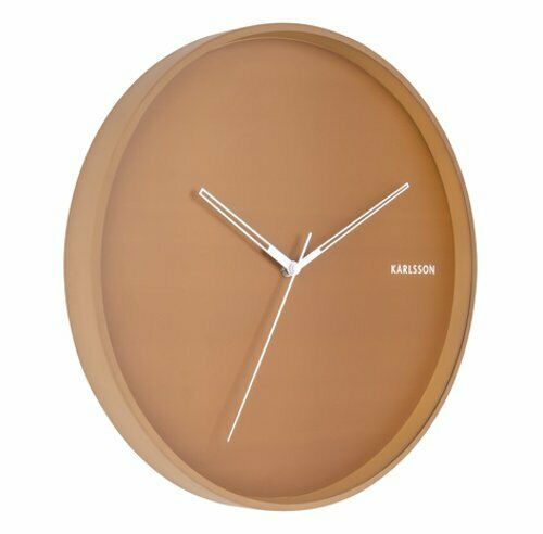 Caramel Brown Hue Wall Clock - The Nancy Smillie Shop - Art, Jewellery & Designer Gifts Glasgow