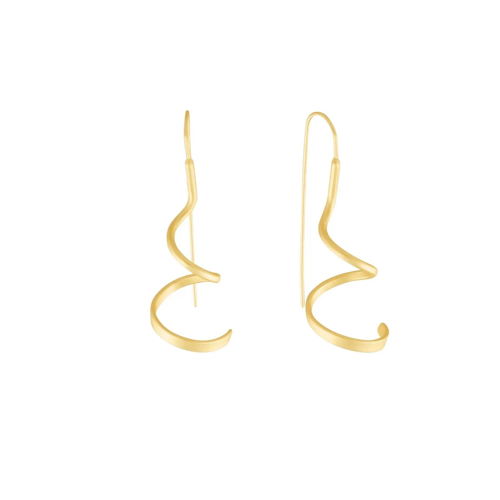 Tara Mini Spinning Earring Gold Plating