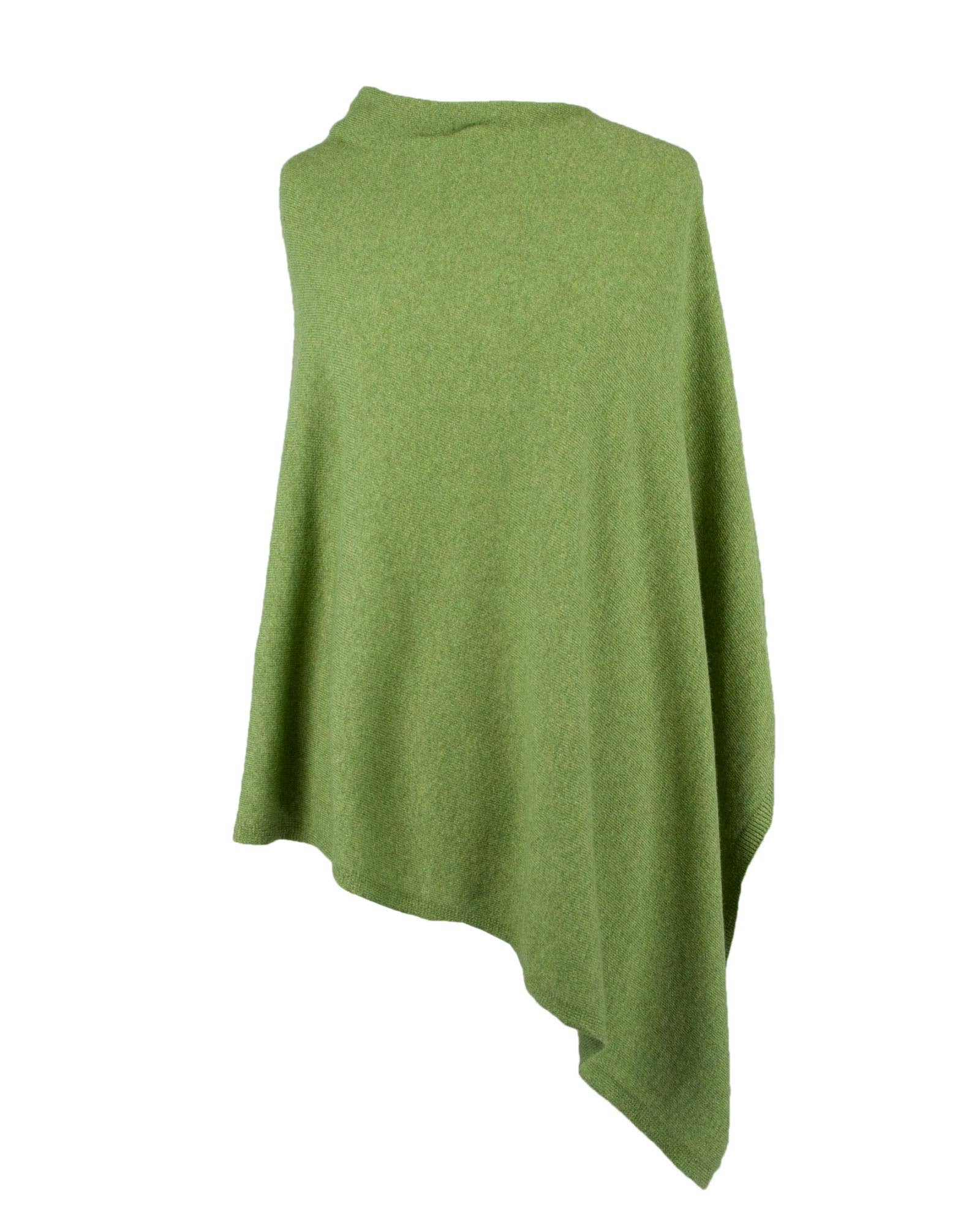 Classic Cashmere Blend Poncho: Silver | The Nancy Smillie Shop - Art, Jewellery & Designer Gifts Glasgow Scotland