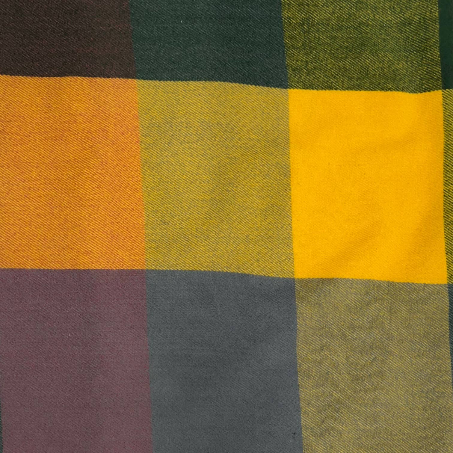 Classic colourful woolmix check scarf with tassels: Festive - The Nancy Smillie Shop - Art, Jewellery & Designer Gifts Glasgow