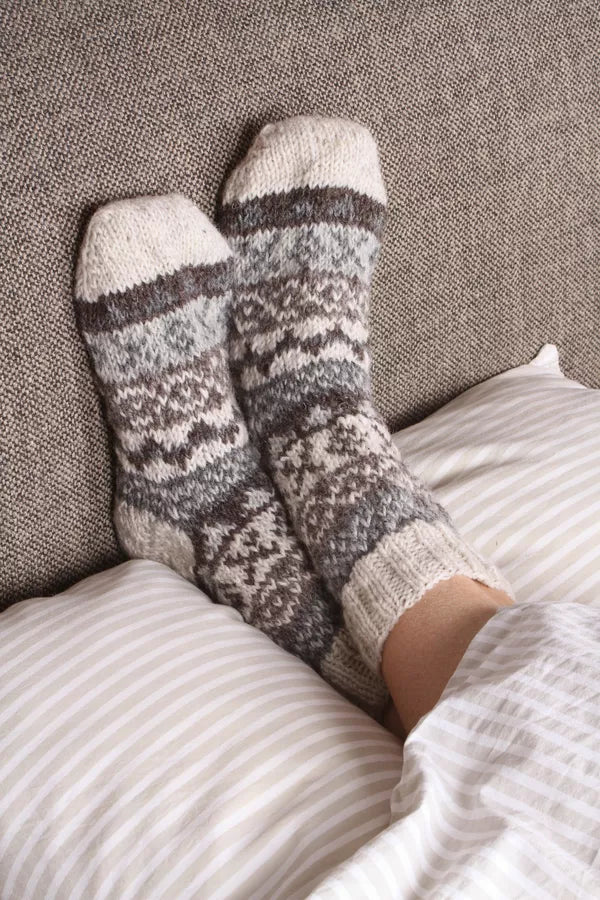 Classic Fairisle Sofa Socks - Cosy up! - Scotland