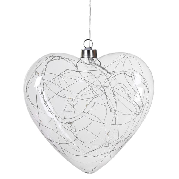 Clear heart hanging Bell - All House & Home - Scotland