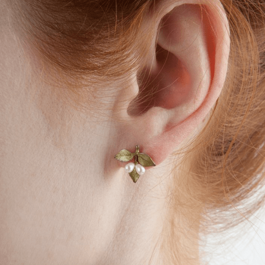 Clip-On Myrtle Earrings - The Nancy Smillie Shop - Art, Jewellery & Designer Gifts Glasgow