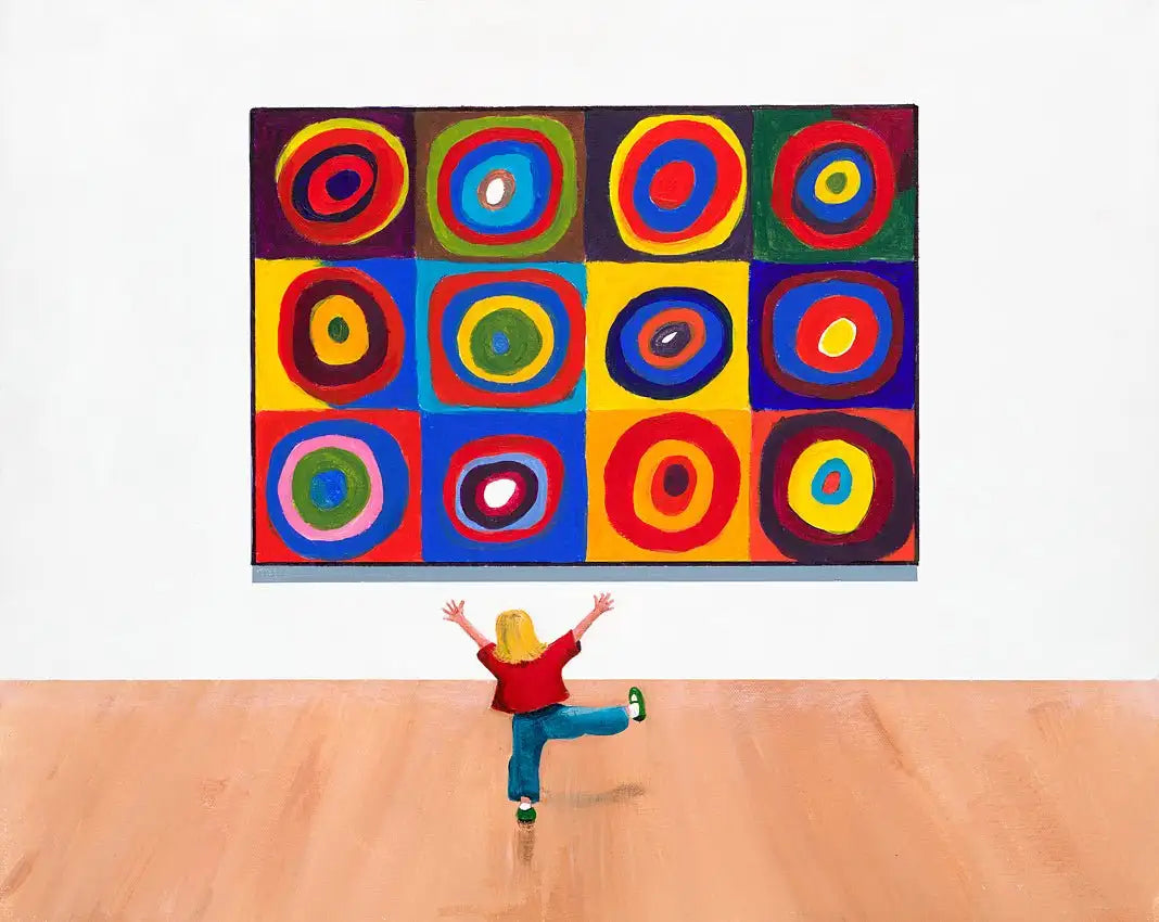 "I Kandansky!" Framed Print - The Nancy Smillie Shop - Art, Jewellery & Designer Gifts Glasgow